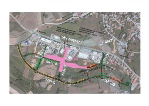 Skica območja izgradnje 2. etape